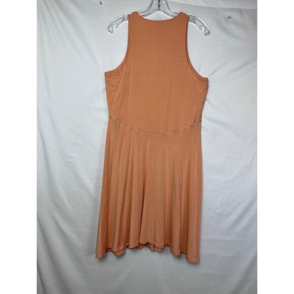 Athleta Women's Size Large Peach Santorini Thera Athleisure Summer Dress 531173 - Picture 6 of 8